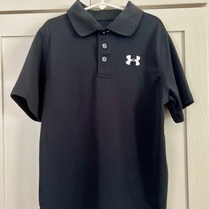 2 Youth Large dri-fit Under Armour polos
